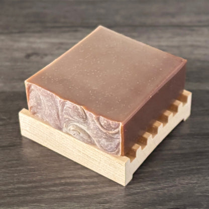 Black Amber + Lavender - Natural Head to Toe Soap - 4.5oz Bar