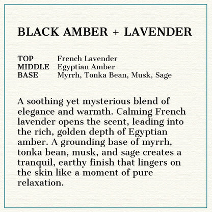 Black Amber + Lavender - Natural Head to Toe Soap - 4.5oz to 5oz Bar