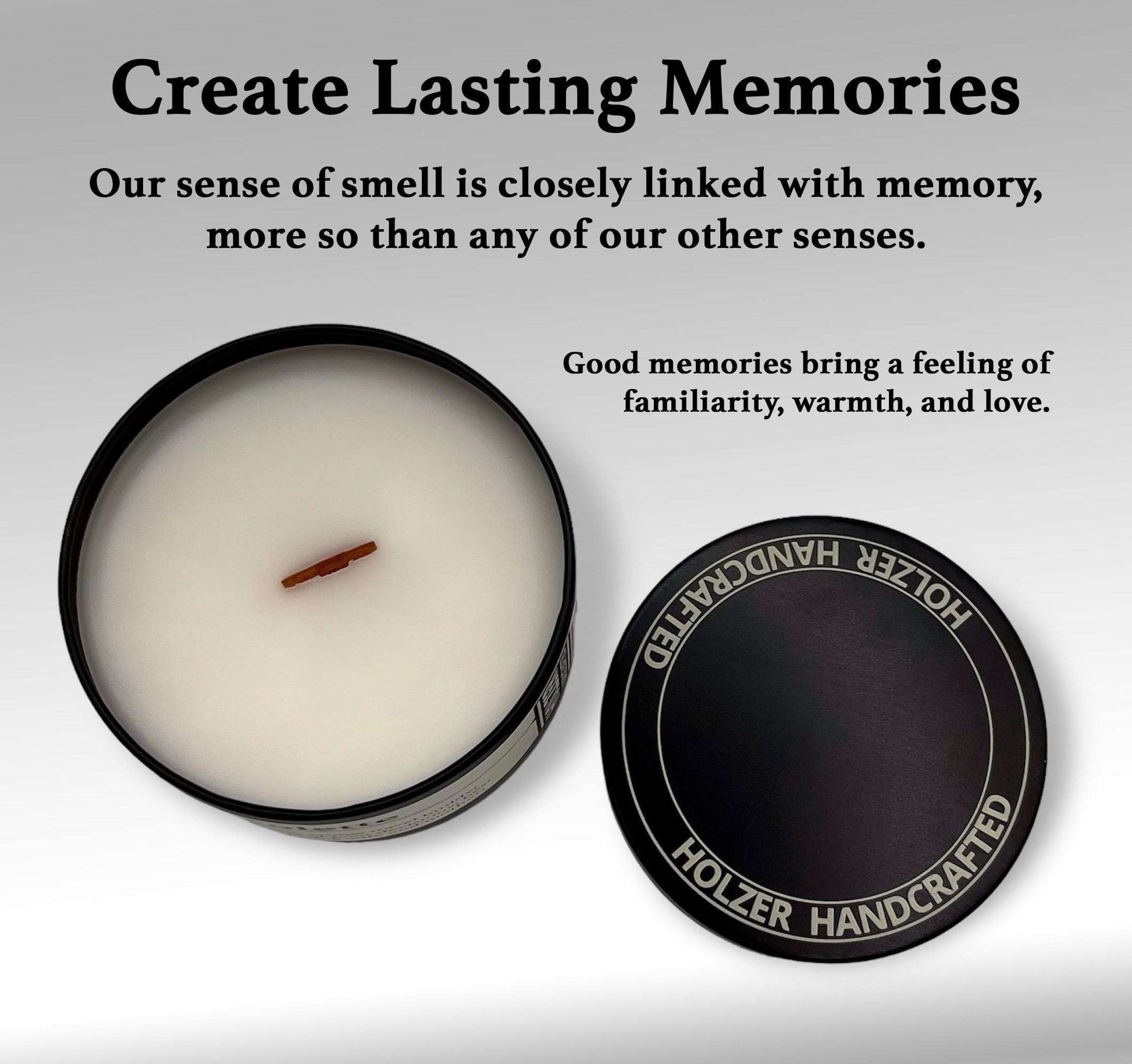 Personalized Crackling Wood Wick Scented Candle - Noun, Definition