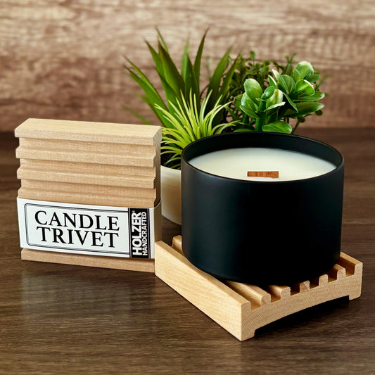Handcrafted Hardwood Candle Trivet