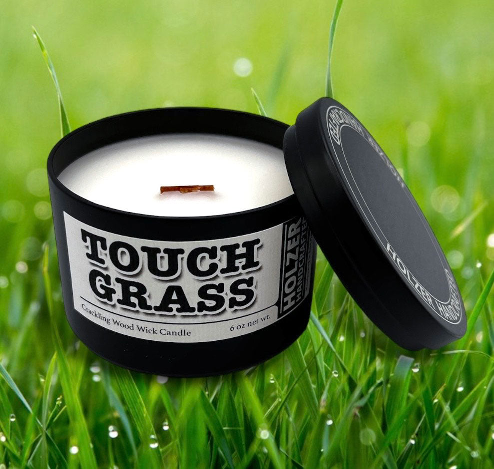 Gamer Themed Custom Crackling Wood Wick Scented Candle Holzer Handcrafted