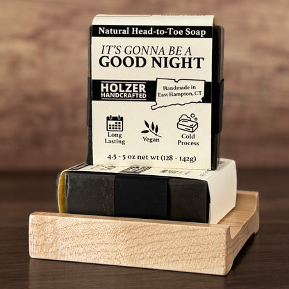 Personalized Bar Soap Gift Set - Your Custom Text Keepsake, Natural Head to Toe Soap