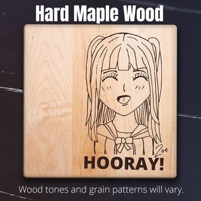 Anime Coasters, Special Edition, Hardwood