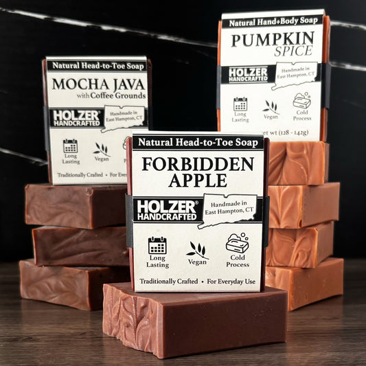 Natural Soap Bar Box Set - 3 Large 4.5oz Bars - Choose from 18 scents or unscented - Subscribe & Save