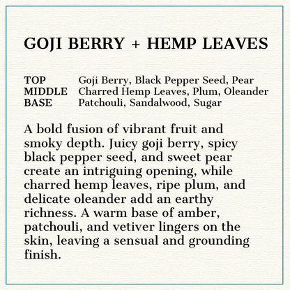 Goji Berry + Hemp Leaves - Natural Head to Toe Soap - 4.5oz to 5oz Bar