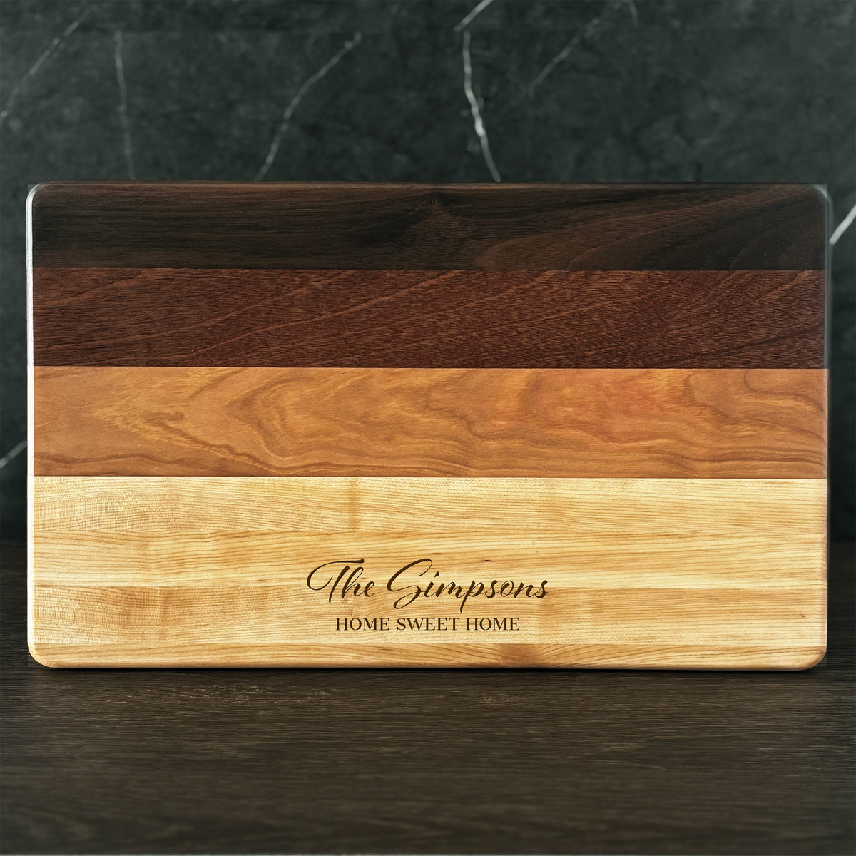 Personalized Cutting Board, Reversible, Custom Engraved Name Gift, 16x10