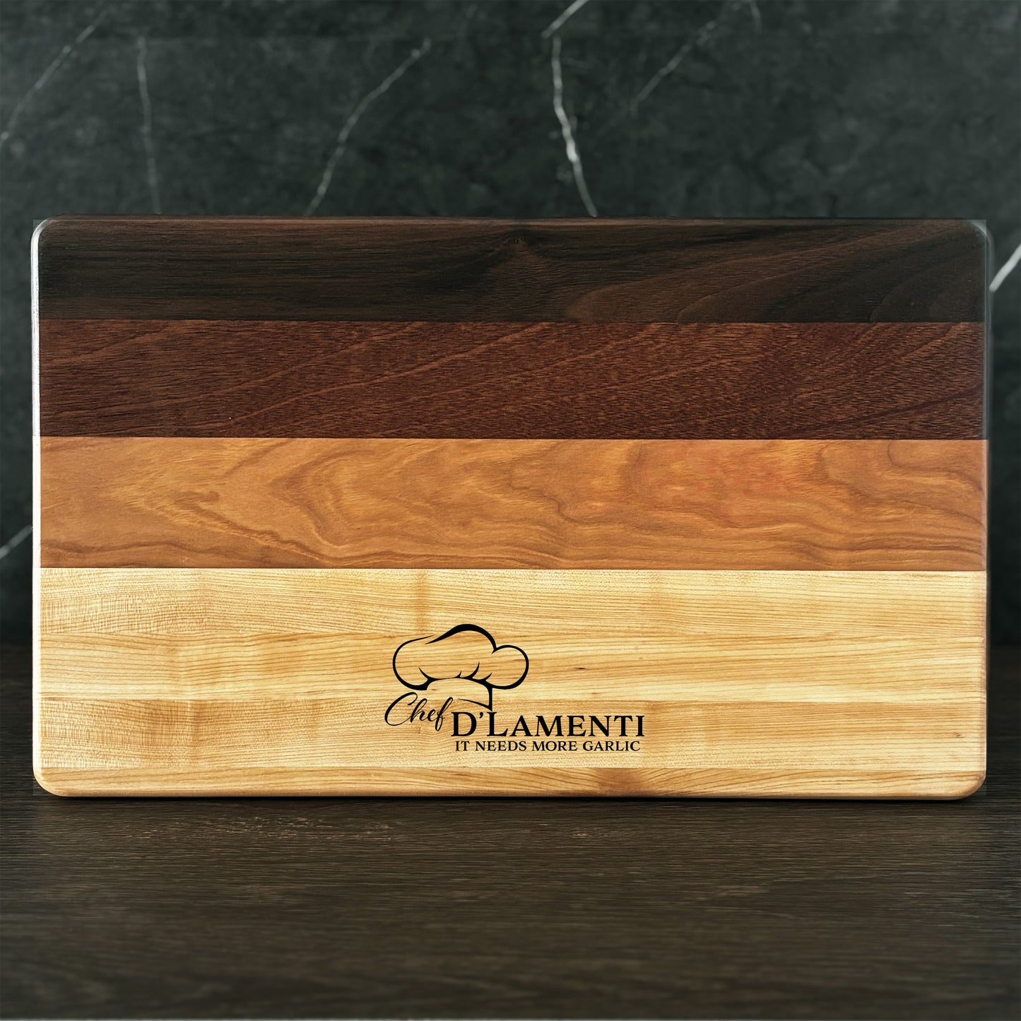 Personalized Chef Cutting Board, Reversible, Custom Engraved Gift, 16x10