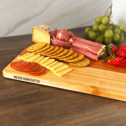 Personalized Couples Cutting Board, Reversible, Custom Name Engraved Gift, 16x10