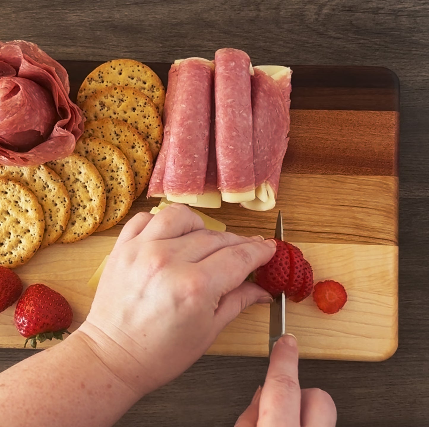 Personalized Housewarming Cutting Board, Reversible, Custom Engraved New Home Gift, 12x8