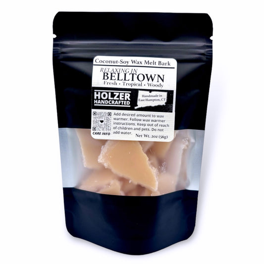 Relaxing in Belltown - Cocoa Butter + Cashmere Scented Wax Melt Bark in Resealable Pouch