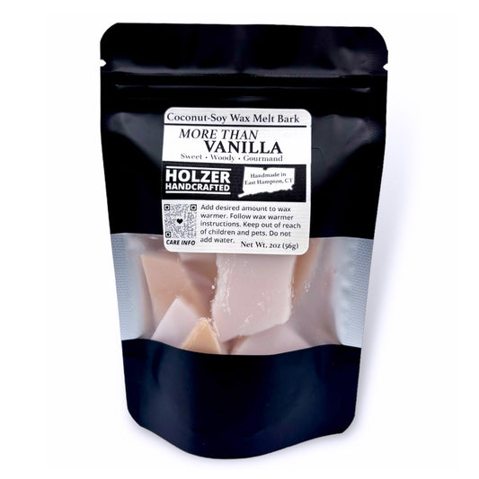 More Than Vanilla - Vanilla + Santal + Shea Butter Scented Wax Melt Bark in Resealable Pouch