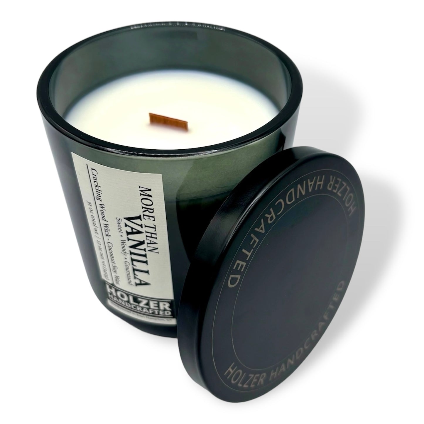 More Than Vanilla Crackling Wood Wick Candle