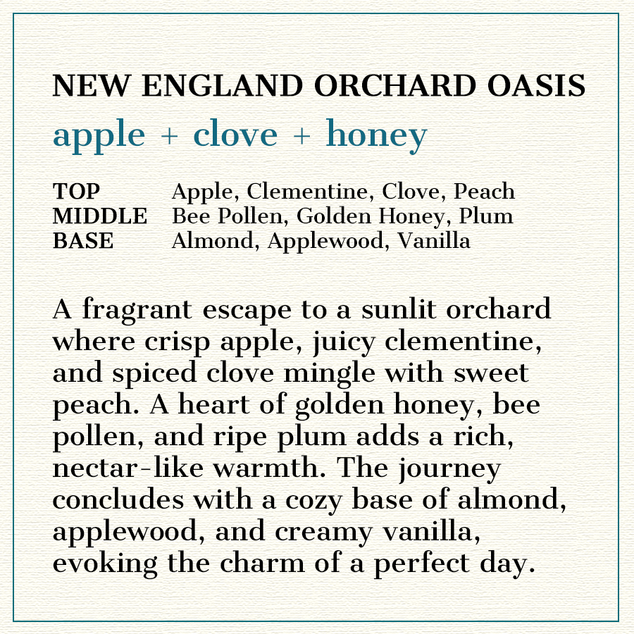 New England Orchard Oasis - Natural Head to Toe Soap - 4.5oz to 5oz Bar - Apple + Clove + Honey