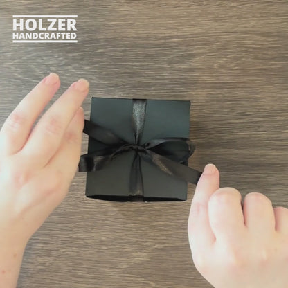 Personalized Wood Wick Candle - Custom Couples Keepsake, Coconut Soy Wax, 6oz