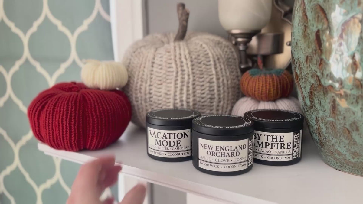 Load video: wholesale wood wick candles