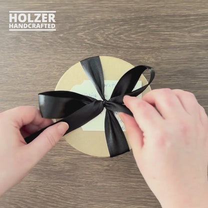 Personalized Wood Wick Candle - Custom Name, Noun, Definition - 12oz Glass Vessel with Lid