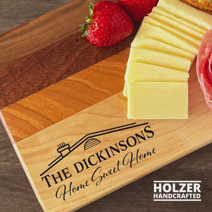 Personalized Housewarming Cutting Board, Engraved New Home Gift, 9x6