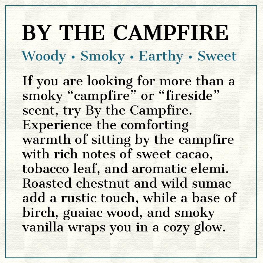 By The Campfire Crackling Wood Wick Candle