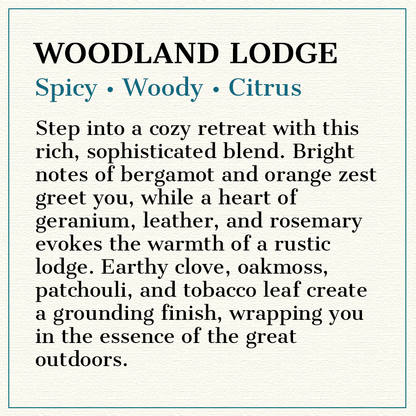 Woodland Lodge Crackling Wood Wick Candle