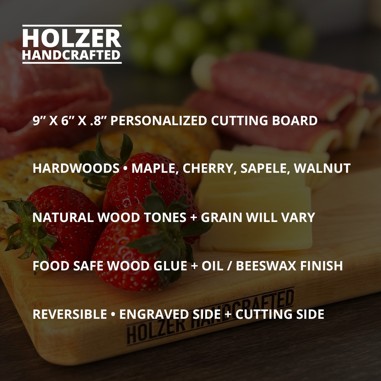 Personalized Housewarming Cutting Board, Engraved New Home Gift, 9x6