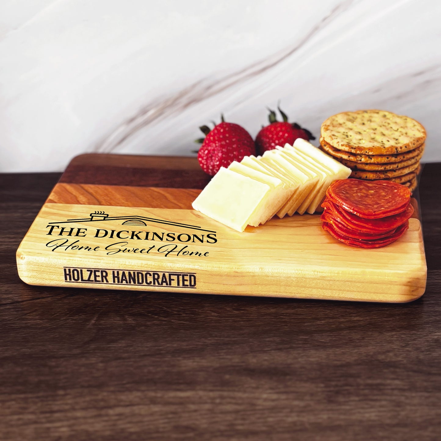 Personalized Housewarming Cutting Board, Engraved New Home Gift, 9x6