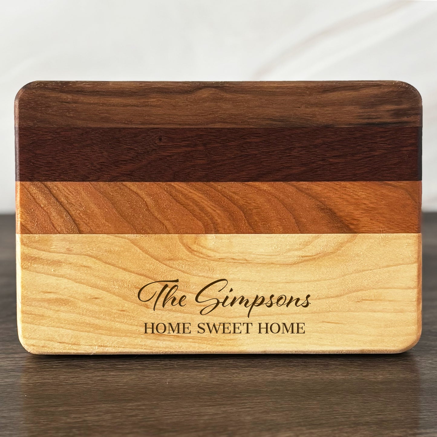 Personalized Cutting Board, Reversible, Custom Engraved Name Gift, 9x6
