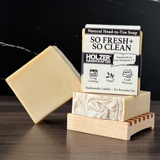So Fresh + So Clean - Natural Head to Toe Soap - 4.5oz Bar - Lemon Verbena + Eucalyptus