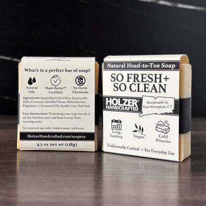 Natural Soap Bar Box Set - 3 Large 4.5oz Bars - Choose from 18 scents or unscented - Subscribe & Save