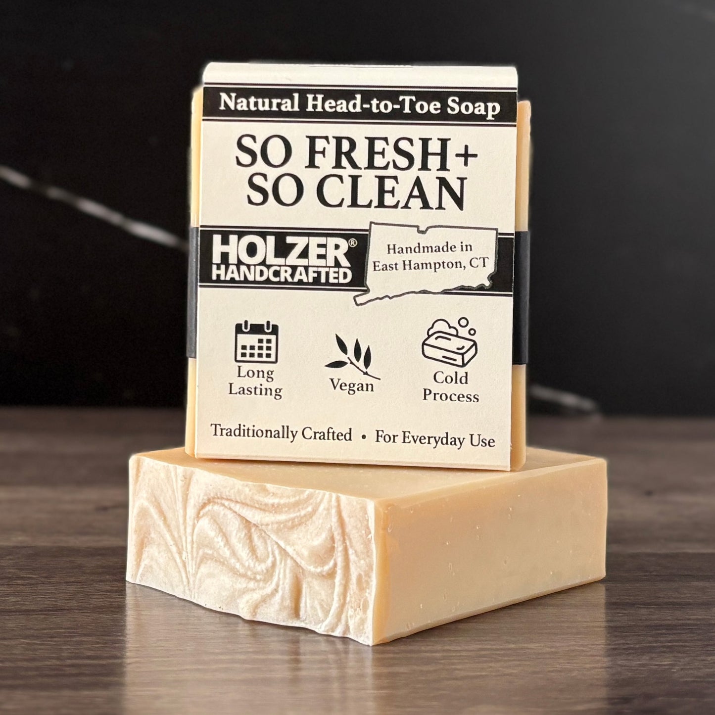 So Fresh + So Clean - Natural Head to Toe Soap - 4.5oz Bar - Lemon Verbena + Eucalyptus