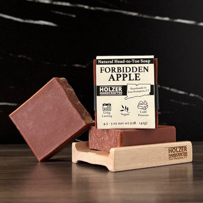Forbidden Apple - Natural Head to Toe Soap Bar - Apple Rind + Cinnamon + Clove