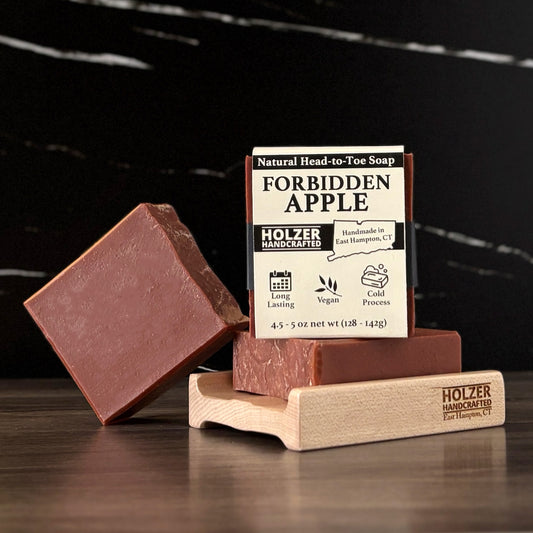 Forbidden Apple - Natural Head to Toe Soap Bar - Apple Rind + Cinnamon + Clove