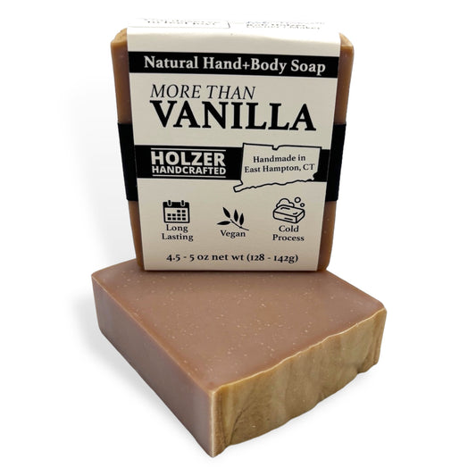 More Than Vanilla - Premium Artisan Soap Bar, Cold Process, Vegan