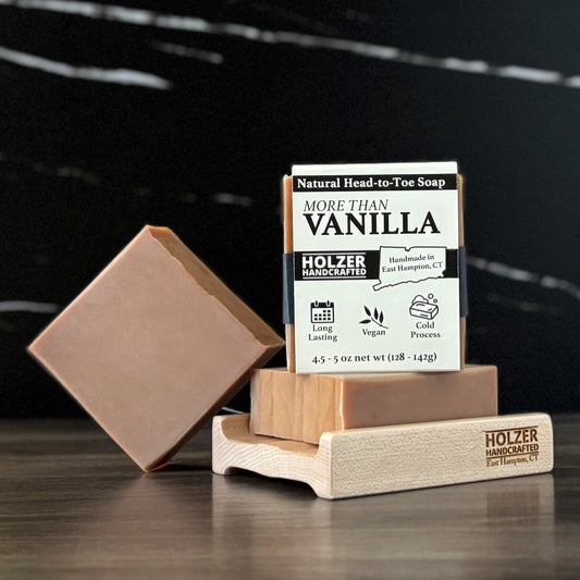 More Than Vanilla - Natural Head to Toe Soap Bar - Vanilla + Santal + Shea Butter