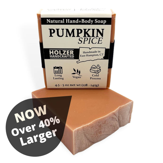 Pumpkin Spice - Premium Artisan Soap Bar, Cold Process, Vegan