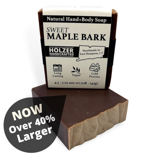 Sweet Maple Bark - Premium Artisan Soap Bar, Cold Process, Vegan