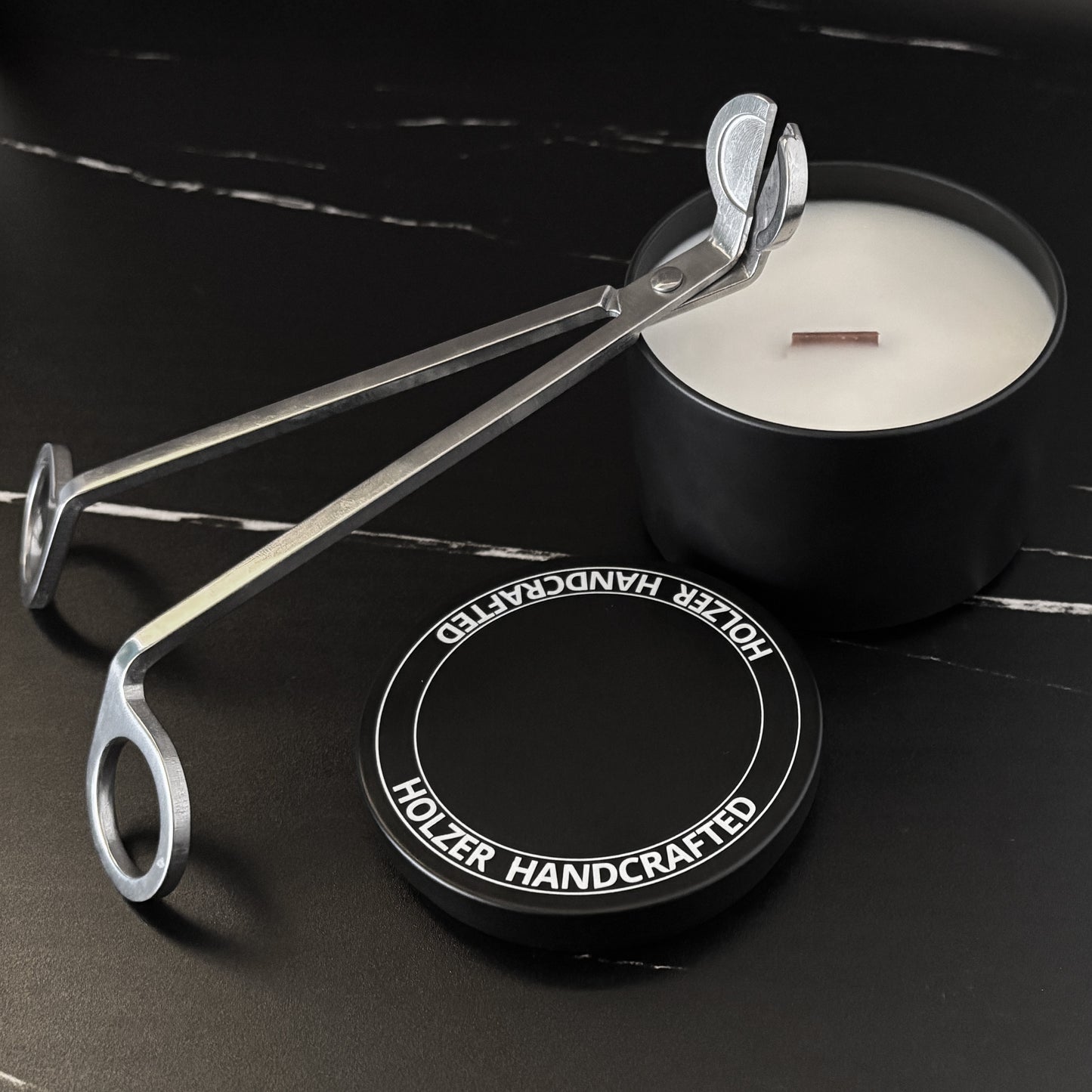 Candle Wick Trimmers, Brushed Silver Finish