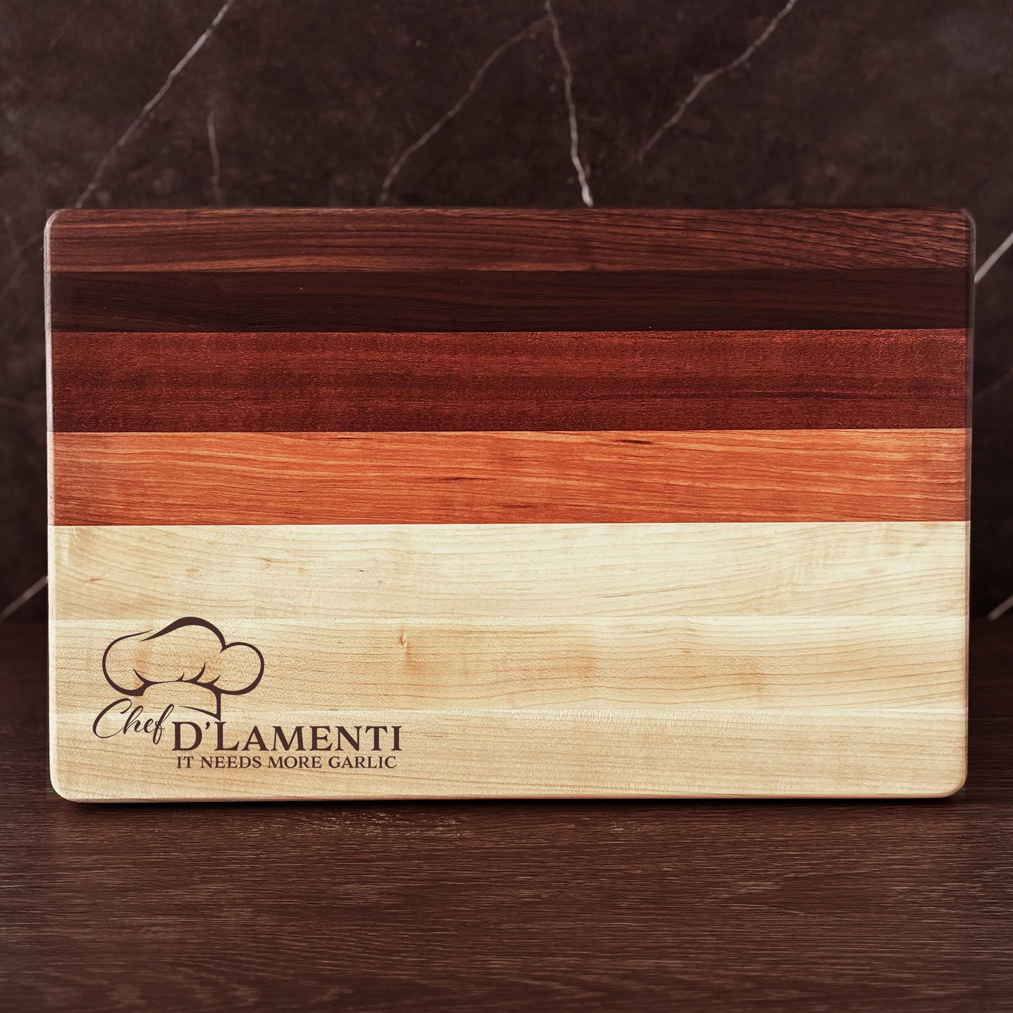 Personalized Chef Cutting Board, Reversible, Custom Engraved New Home Gift, 18x12