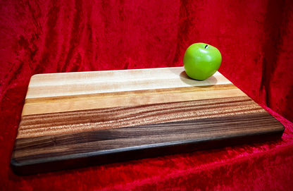 Personalized Premium Hardwood Cutting Board, Signature Series Desert Sunset, Medium 10" x 16"