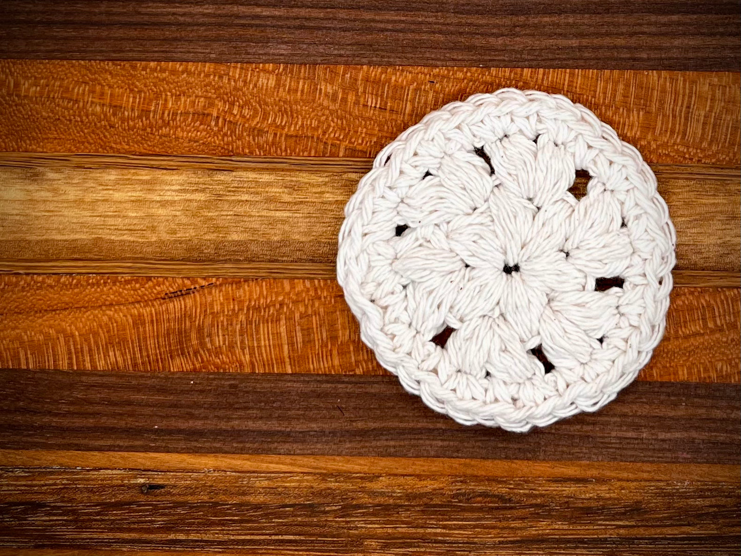 100% Cotton Crocheted Face Cleansing Pad - Reusable and Eco-Friendly